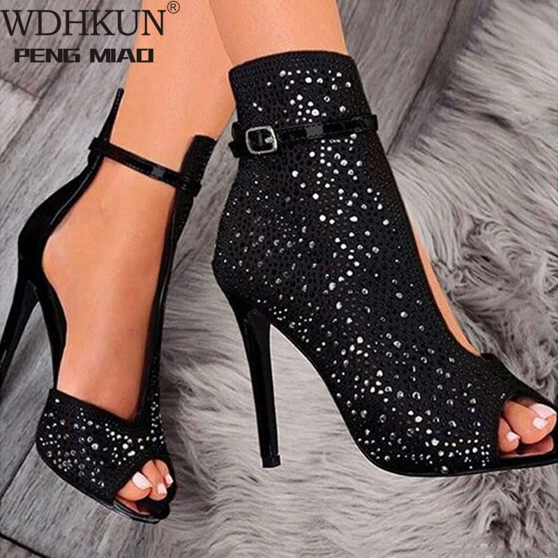 2021 Women Shoes Women Pumps Sexy High Heels Shoes Buckle Ladies Shoes Female Shoes Women Heels Sandals Women Sandals Stiletto