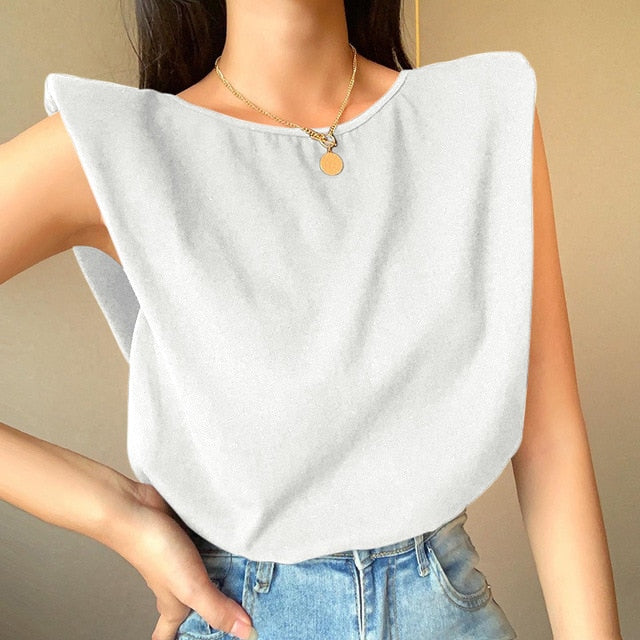 Black Casual Backless Ladies  Sleeveless tops