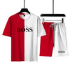 Brand Boss Summer Thin Men's  Sportswear Suit Two Piece