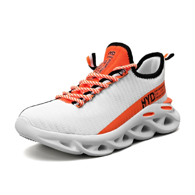 Air Mesh Breathable Men Shoes Cushioning Lightweight Running Sneakers Women Fashion Jogging Shoes