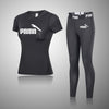 Summer Women's Sportswear For Yoga Sets Jogging Clothes Gym Workout Fitness Training Sports T-Shirts Running Pants Leggings Suit
