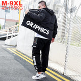 Big Size 9xl 8xl Sportswear Sets Men Oversized Tracksuits Men's Clothing Jacket+pants 2 Pieces Sports Suit Spring Tracksuit Male