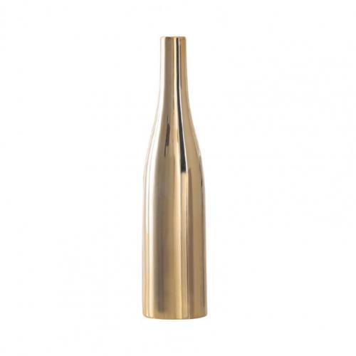 Ceramic Vase Elegant Design Tall Electroplate Gold Color Modern Simplicity Flower Vase for Home