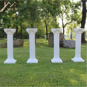 European Style Roman Columns White Color Plastic Pillars Road Cited Wedding Props Event Decoration Supplies 2pcs/lot