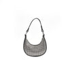 Super Mini Design Shoulder Bags for Women Blingbling Rhinestone Underarm Bag Female Luxury Chain Halfmoon Shiny Handbag Clutch