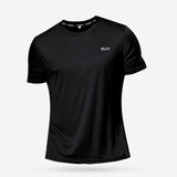 2 Pcs/Sets Men's Sportswear Short Sleeve T-Shirt Athletic Wear Compression Suit Gym Elastic Tracksuit Ropa Deportiva Running Set