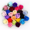50Pcs/Set Dia 5cm Bath Body Flower Floral Soap Rose Flower Head Artificial Flowers Home Decor For Wedding Valentine'S Day Gift