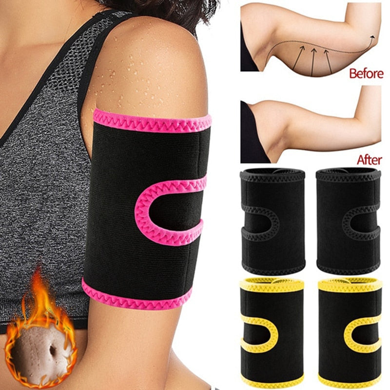 Arm Shapewear Weight Loss Slimmer Wraps Men & Women Sauna Neoprene Gym Exercise Compression Bands Workout Fat Burning