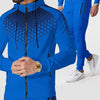 Men Zipper Hooded Sets Tracksuit Autumn Male Hoodie Set 2 Pieces Sporting Outerwear Jogging Suit Gym Clothes Jacket + Pants Sets