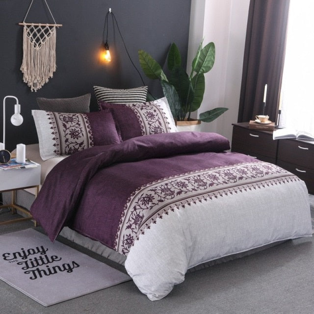 Comforter Bedding Set For Bed 6 Colors Quilt Cover Pillowcase Without Bed Sheet Luxury Printed Duvet Cover Set Bedclothes 2/3pcs