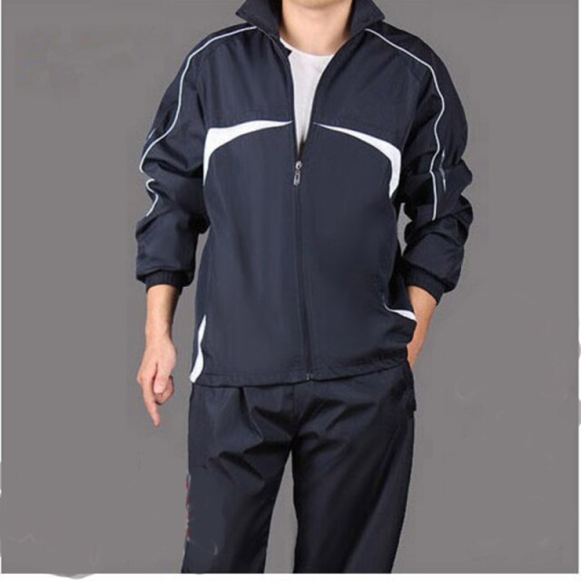 2020 Running sets Autumn Men Sportswear 2 Piece Set Sport Suit Jacket+Pant Sweatsuit Male GYM Jogging Clothing Tracksuit Set