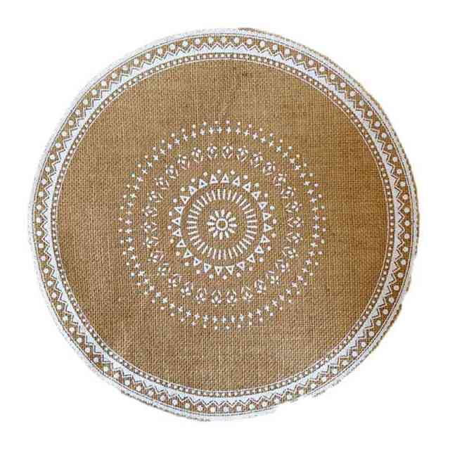 2021 New Coasters Large Size Table Mat Bohemia Macrame Cotton Braid Coaster Home Decor For Coffe Cup Plate Dish Coasters