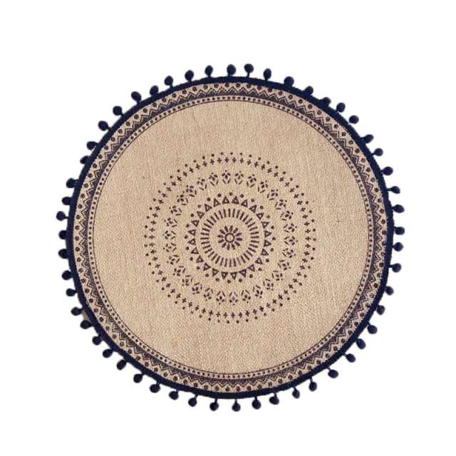 2021 New Coasters Large Size Table Mat Bohemia Macrame Cotton Braid Coaster Home Decor For Coffe Cup Plate Dish Coasters