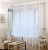 High-grade European Hollow Embroidery Semi-shading Curtains for Living Dining Room Bedroom.