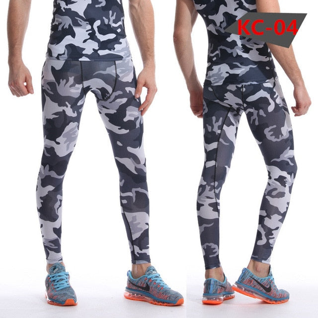 New Camouflage Compression Crossfit Workout Top