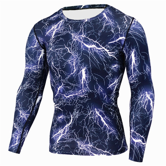 New Camouflage Compression Crossfit Workout Top