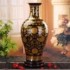 Jingdezhen Vase Floor Ceramic Black Golden Antique Large Vase Home Furnishing Articles Sitting Room Large Floor Vases