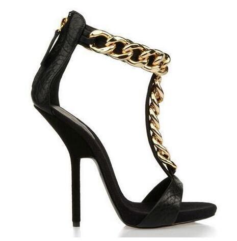 Woman Snake Design Sandals Metallic Gold High Heel Sandals Red Black Suede Open Toe Cut-out Gladiator Sandals Dress Shoes