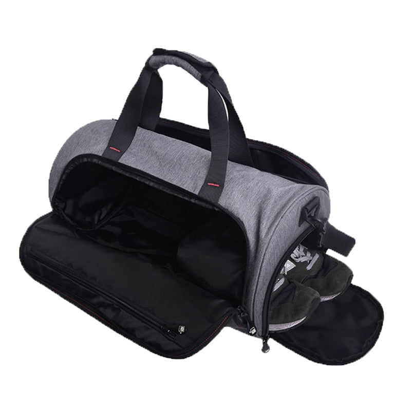 Casual Gym Bag with Shoes Storage