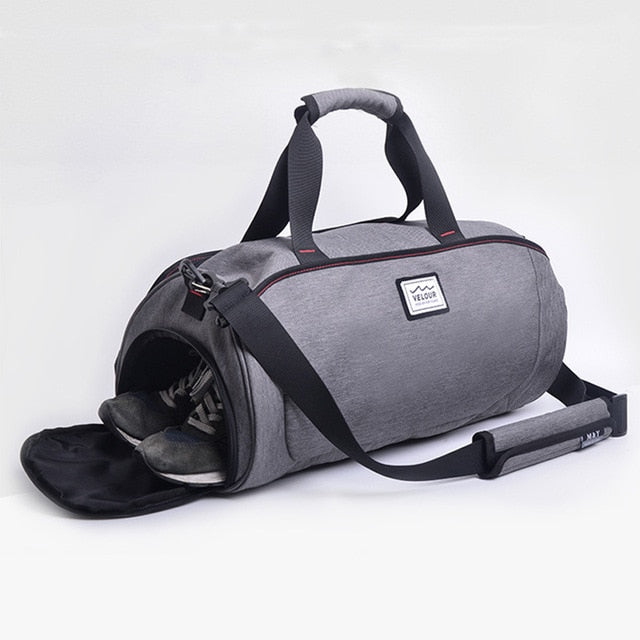 Casual Gym Bag with Shoes Storage