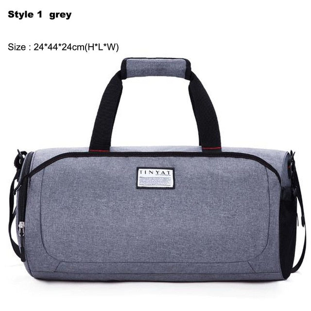 Casual Gym Bag with Shoes Storage