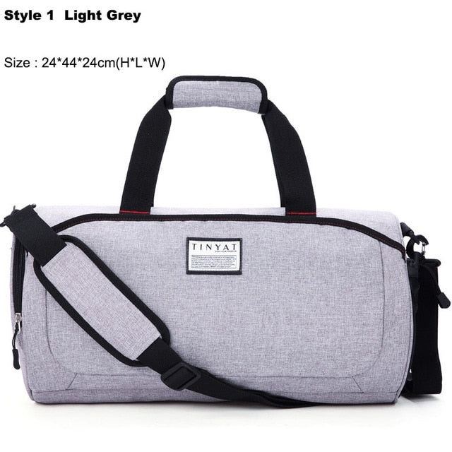 Casual Gym Bag with Shoes Storage